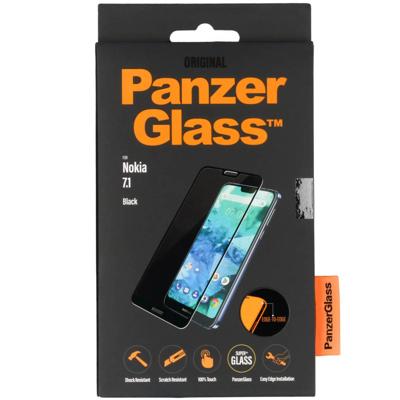 PanzerGlass 'Edge-to-Edge' voor Nokia 7.1, Black