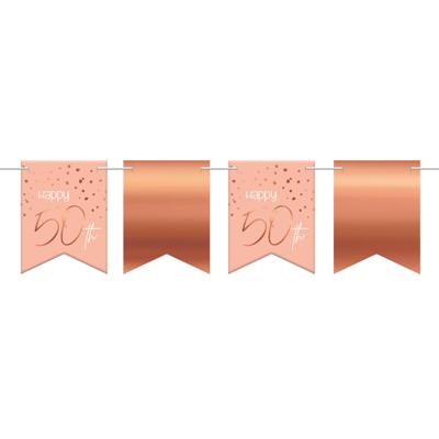 Vlaggenlijn 50 Jaar Lush Blush - 6 Meter