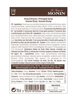 Monin Ananas 700ml - thumbnail