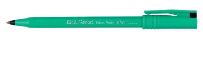 Pentel Roller Ball R50/R56 zwart, medium schrift