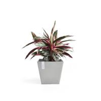 Ecopots Rotterdam kunststof bloempot Wit/Grijs - Ø 37,5 cm - thumbnail