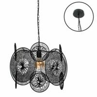 PTMD hanglamp desh zwart 40 cm | 2 stuks - thumbnail