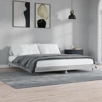 Bedframe bewerkt hout grijs sonoma eikenkleurig 120x200 cm - thumbnail