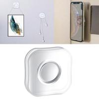 Vierkante vorm multifunctionele draagbare sterke adsorptie nano Traceless sticker kabelklem opslag haak mobiele telefoon houder beugel - thumbnail