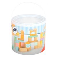 Small Foot - houten bouwblokken pastel, 50dlg. - thumbnail