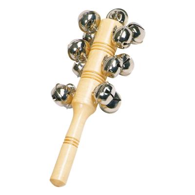 Goki houten instrument bell stick met 13 bellen Goki houten instrument bell stick met 13 bellen