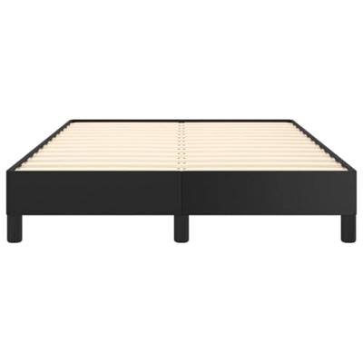 Bedframe zonder matras 120x190 cm kunstleer zwart Bedframe zonder matras 120x190 cm kunstleer zwart