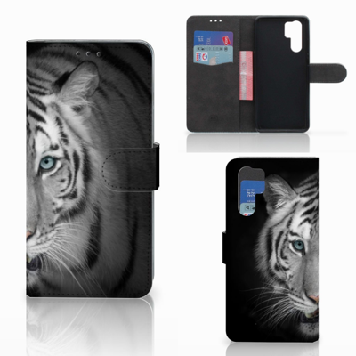 Huawei P30 Pro | Telefoonhoesje | Met pasjeshouder | Tijger Huawei P30 Pro | Telefoonhoesje | Met pasjeshouder | Tijger