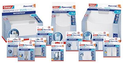 tesa POWERSTRIPS® Waterproof haak Metaal Inhoud: 1 stuk(s) tesa POWERSTRIPS® Waterproof haak Metaal Inhoud: 1 stuk(s)