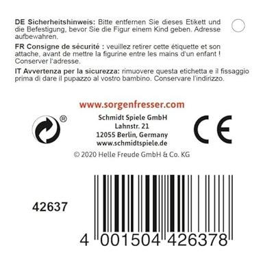 Schmidt Spiele Zorgenvriendje - Wallo pluchenspeelgoed