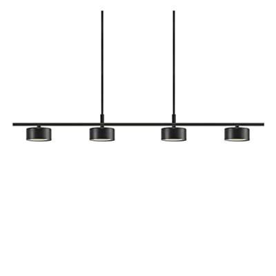 Nordlux 4-lichts hanglampClyde zwart design - 2010813003
