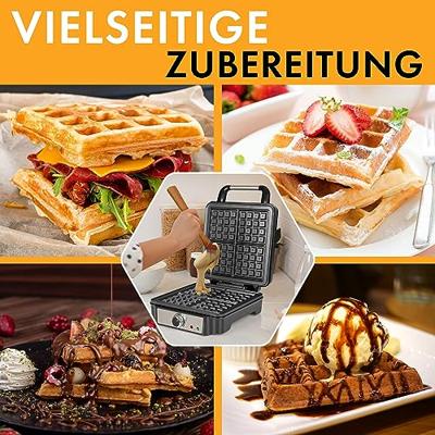 Profi Cook PC-WA 1241 Wafelijzer Oververhittingsbeveiliging, Controlelampje, Anti-aanbaklaag, Traploze temperatuurregeling Zwart