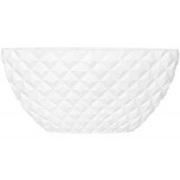 Capi Lux Heraldry ovaal wit 62x16x37cm bloempot - thumbnail