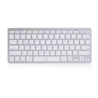 Ewent EW3161 Bluetooth-toetsenbord, Spaans (QWERTY), draadloos toetsenbord voor iPhone, iOS, iPad, Samsung, Huawei, Android, Windows, wit - thumbnail