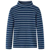 VidaXL Kindershirt met lange mouwen 128 marineblauw - thumbnail