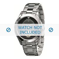 Armani horlogeband AR4639 Staal Zilver 22mm - thumbnail