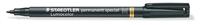Staedtler Lumocolor permanent special M 319 M-9 Permanent marker Zwart Watervast: Ja - thumbnail
