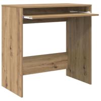 Bureau artisanaal eikenkleurig 77,5 x 43 x 79 cm Bewerkt hout - thumbnail