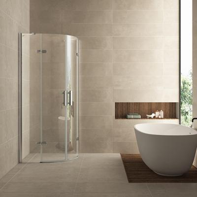 BWS Kwartronde Douchecabine 100x100 cm met 2 deuren 8mm NANO coating