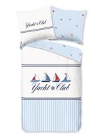 Good Morning Dekbedovertrek "" - Blauw - (135x200 cm) - Katoen - thumbnail