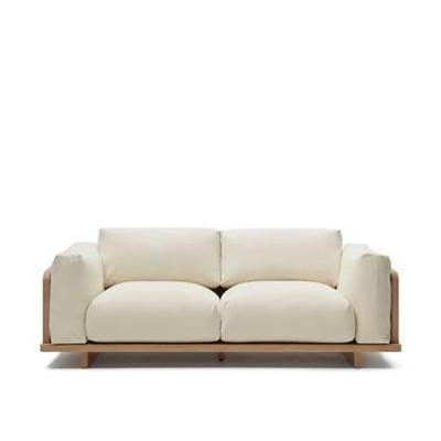Kave Home - Oaq 3 zitsbank beige 225 cm FSC Mix Credit
