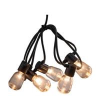 LED feestverlichting helder warmwit 4.75 meter - 20 lampen 40 LEDs - thumbnail