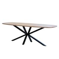 DÉJA Living - Eettafel Deens Ovaal Eikenhout - 200x90x76cm - Jesper - thumbnail