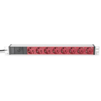ASSMANN Electronic DN-95410-R 8AC outlet(s) 1U Zwart energiedistributie ASSMANN Electronic DN-95410-R 8AC outlet(s) 1U Zwart energiedistributie