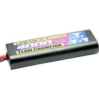 Pichler Modellbau LiPo accupack 7.4 V 4000 mAh Aantal cellen: 2 55 C Hardcase Deans, T-stekkers Pichler Modellbau LiPo accupack 7.4 V 4000 mAh Aantal cellen: 2 55 C Hardcase Deans, T-stekkers