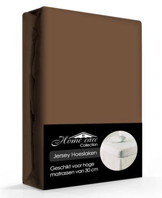 Dreamhouse - Hoeslaken Enkel Jersey - Bruin - 190/200 x 200/210/220