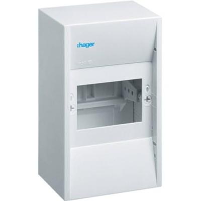 Hager GD104N GD104N Kleine verdeelkast Opbouw (op muur) Aantal groepen: 4 Aantal rijen: 1 Inhoud: 1 stuk(s)