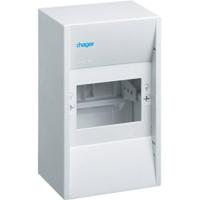 Hager GD104N GD104N Kleine verdeelkast Opbouw (op muur) Aantal groepen: 4 Aantal rijen: 1 Inhoud: 1 stuk(s) - thumbnail