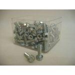 Bofix spatbordbout met moer m5x16 verzinkt (50st)