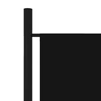 Kamerscherm met 3 panelen 150x180 cm zwart - thumbnail