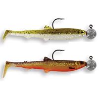 Westin BullTeez 9,5 cm Rigged with 7 gr 4/0 Jig 2st. Clear Water Mix 5 - thumbnail