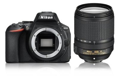 Nikon D5600 + AF-S DX 18-140mm G ED VR SLR camerakit 24,2 MP CMOS 6000 x 4000 Pixels Zwart