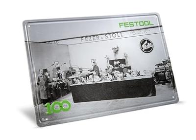 Festool MES-FT2 100Y 100 jaar bord retrobeursstand | Beursstand thema - 578401