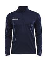Craft 1905611 Progress Halfzip Tee LS M - Navy/White - M - thumbnail