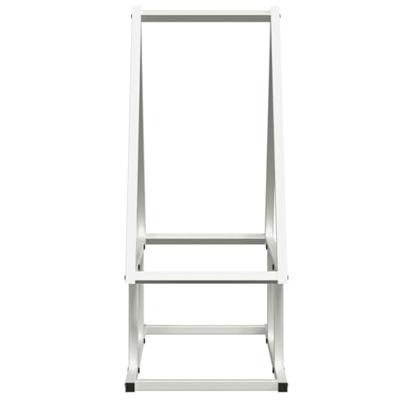 Brandhoutrek 50x25x60 cm koudgewalst staal wit