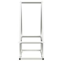 Brandhoutrek 50x25x60 cm koudgewalst staal wit - thumbnail