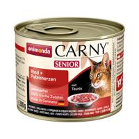 ANIMONDA Carny Senior Beef and turkey hearts - nat kattenvoer - 200g - thumbnail