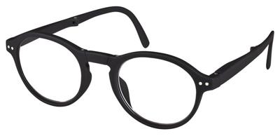 Moses opvouwbare leesbril Little Helper zwart sterkte +3,00