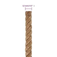 Touw 100% jute 12 mm 100 m - thumbnail