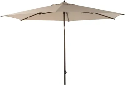 Stokparasol Azzurro 300 Wenge Frame Beach Solefin 4SO Parasol Bruin 4 Seasons Outdoor