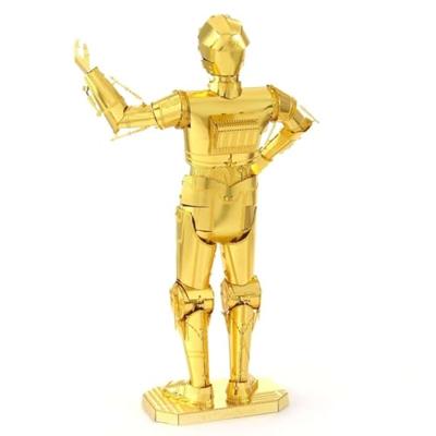 Metal Earth C-3PO gold Metalen bouwpakket