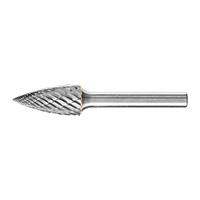 PFERD TOOLS 21001022 Freesstift Hardmetaal Spitsboog Lengte 65 mm Afmeting, Ø 12 mm Werklengte 25 mm Schachtdiameter 6 mm 1 stuks - thumbnail