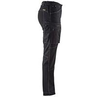 Blåkläder Dames Service werkbroek stretch 71591142 | Zwart | Maat 48 - 7330509485835 - thumbnail