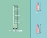 Vinotheek Candy CCVB 15/1 Zwart - thumbnail