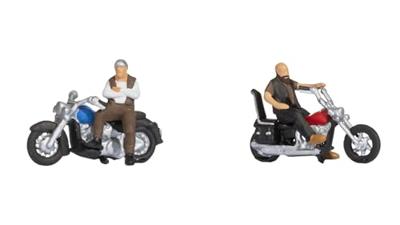 NOCH 45906 TT Rockers op motorfietsen figuren Geverfd, Zittend