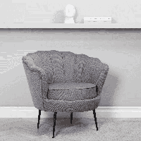 Nohr Fauteuil 'Yoni' kleur Grijs - thumbnail